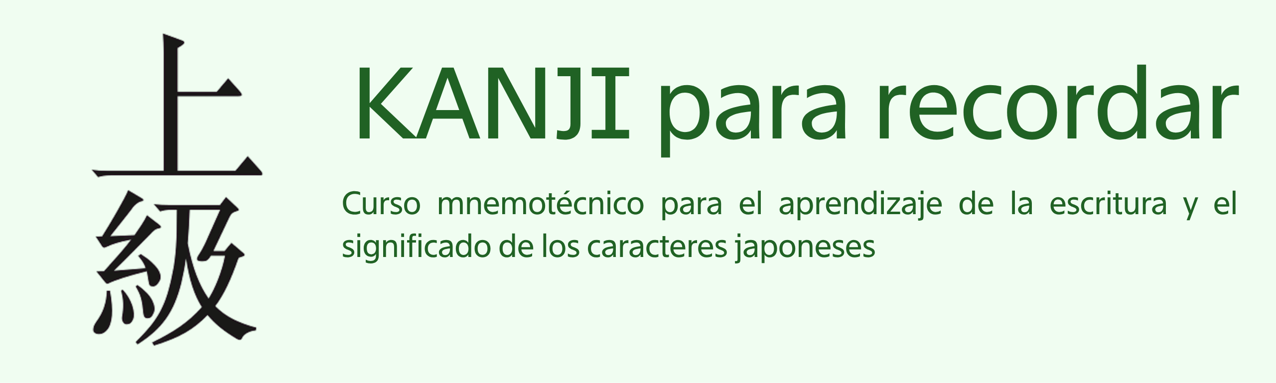 Kanji para recordar